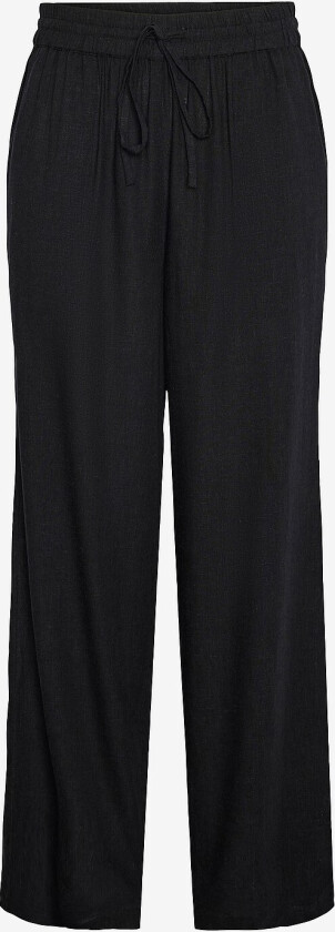 Bukser pcPia HW Wide Pants Wvn - Svart