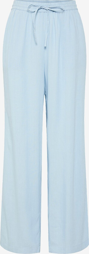 Bukser pcPia HW Wide Pants Wvn - Blå