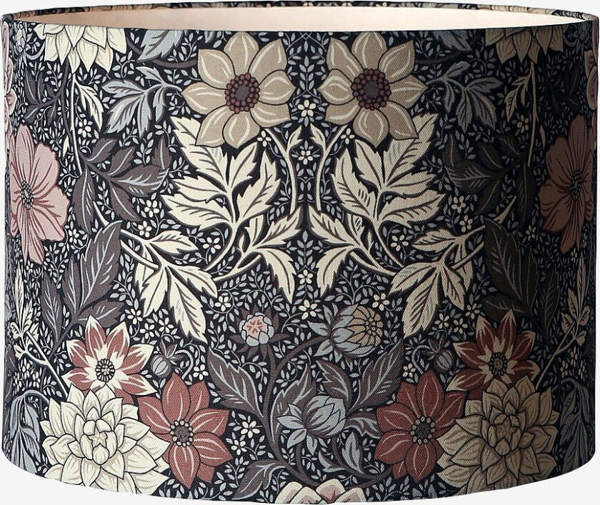 Lampeskjerm Sara Printed 35cm - Brun