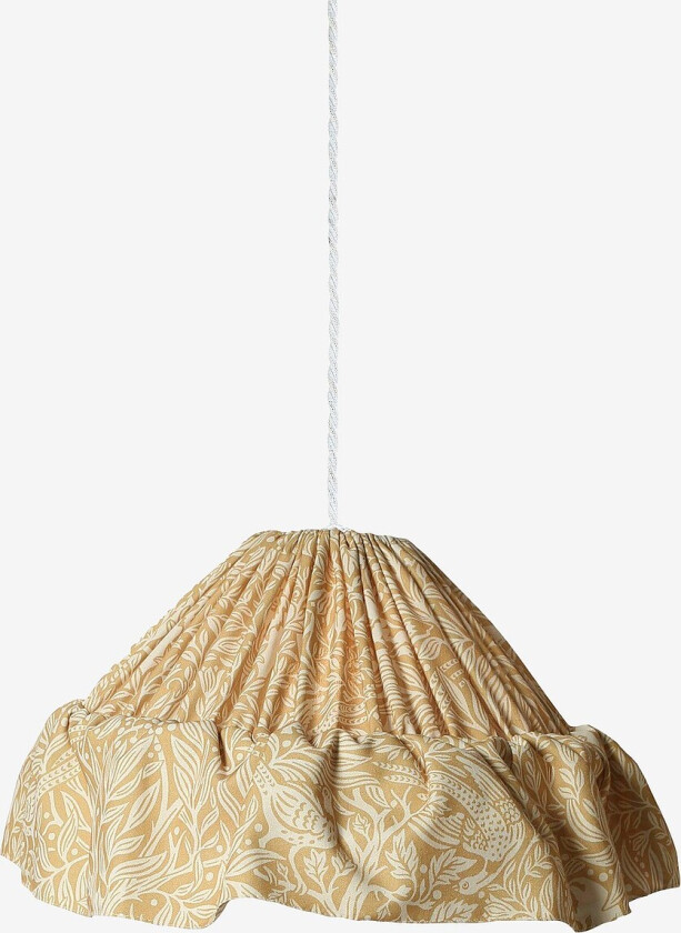 Pendellampe Stina Printed 40cm - Gul