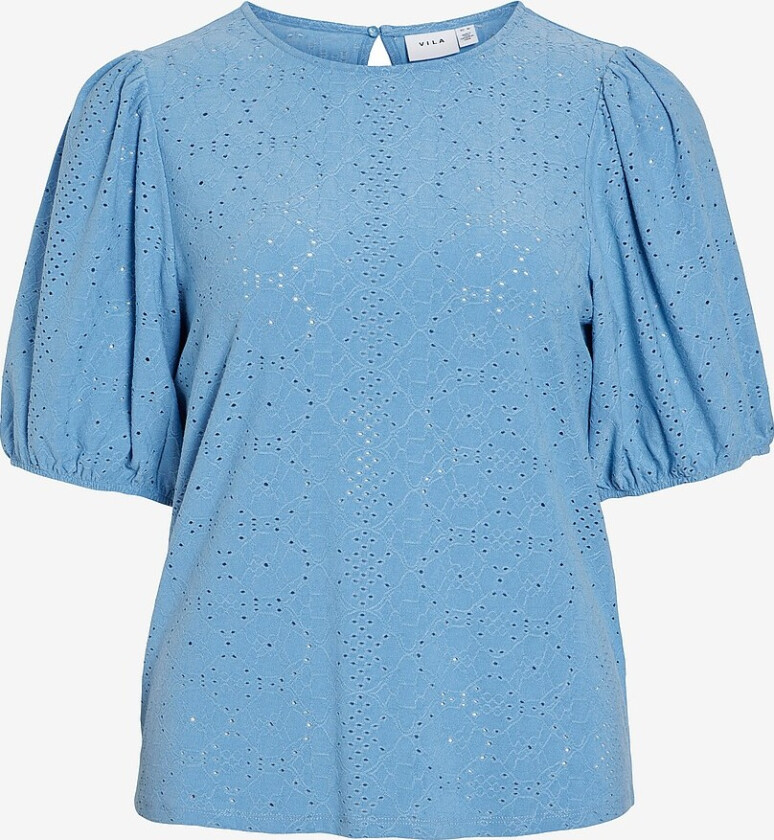 Topp viKally O-neck 2/4 Top - Blå