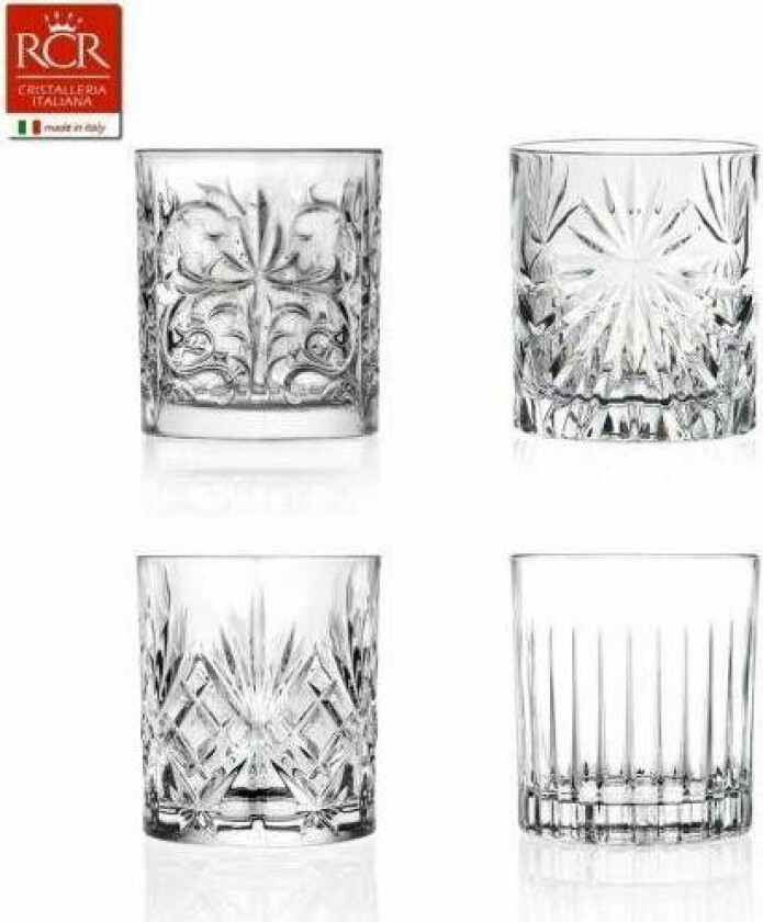 Rcr Mixology Krystal Glass - 4 Tumblers