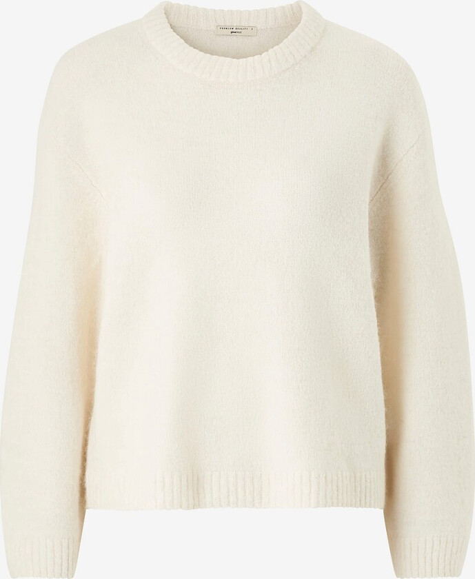 Genser Crew Neck Knitted Sweater - Hvit