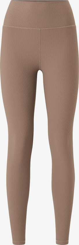 Treningstights Ribbed Performance Tights - Brun