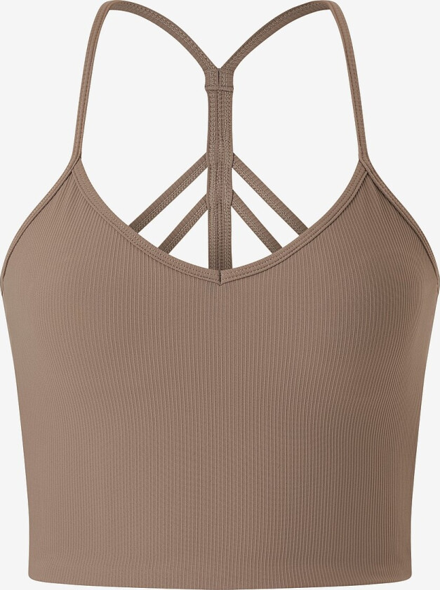 Sports-BH Ribbed Performance Bralette - Brun