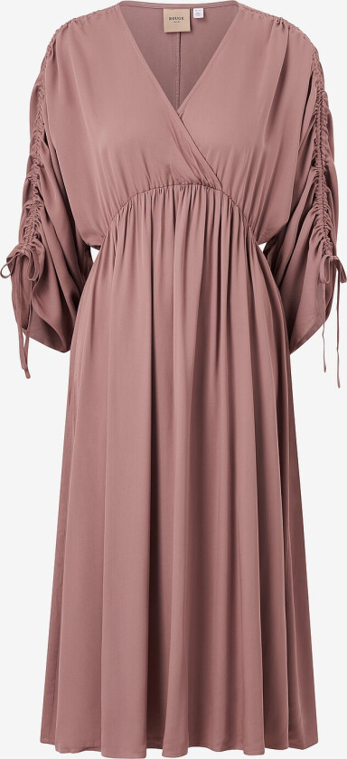 Kjole viMatea 3/4 Sleeve Midi Dress - Rosa