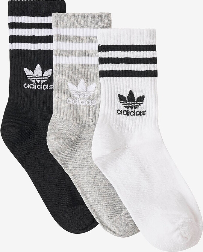 Sokker Mid-cut Crew Sock 3-pakning - Hvit