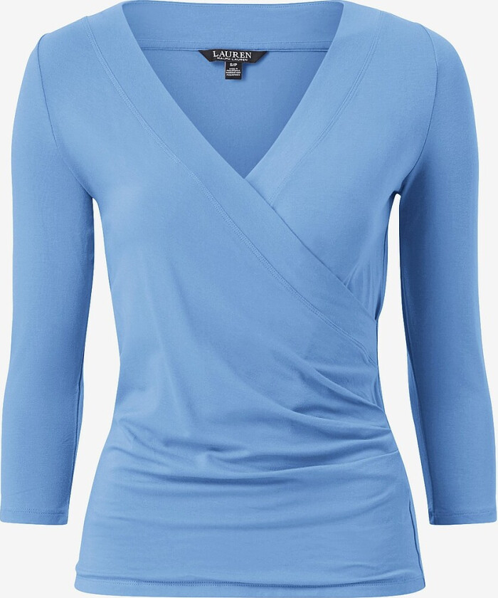 Topp Rayon Spandex Jrsy - Blå