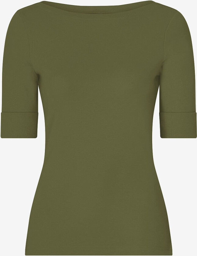 Topp Judy Elbow Sleeve Knit - Grønn