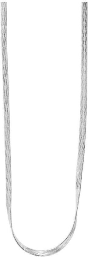 Thin Snake Chain Necklace Silver