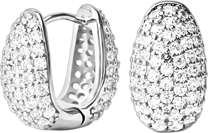 Elysian Pave Huggies Silver