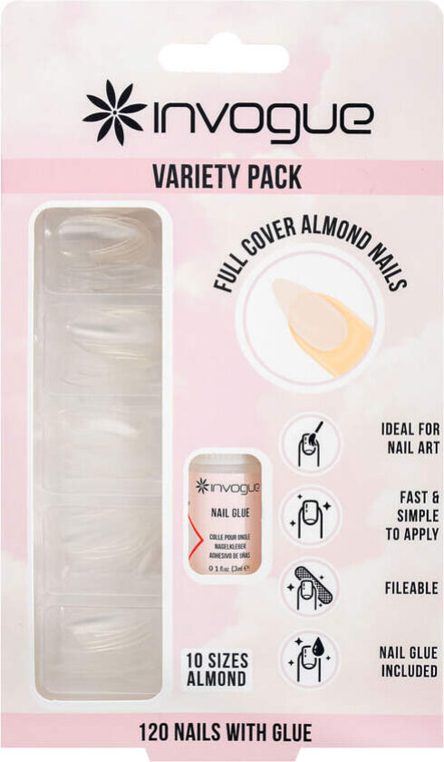 Full Cover Almond Nails 120pcs