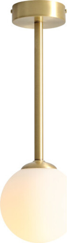 Pinne taklampe, messing, 42 cm