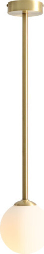 Pinne taklampe, messing, 67 cm