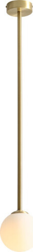 Pinne taklampe, messing, 92 cm
