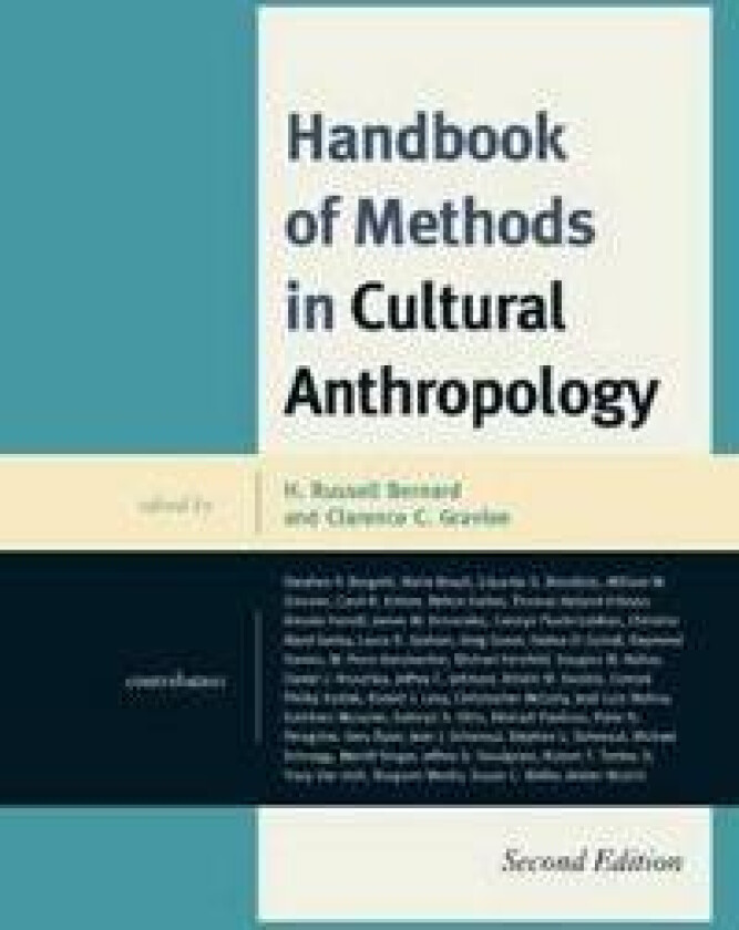 Handbook of Methods in Cultural Anthropology