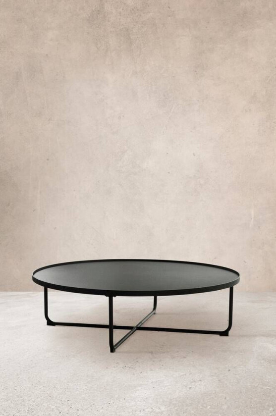 sofabord Ø 101 cm Svart