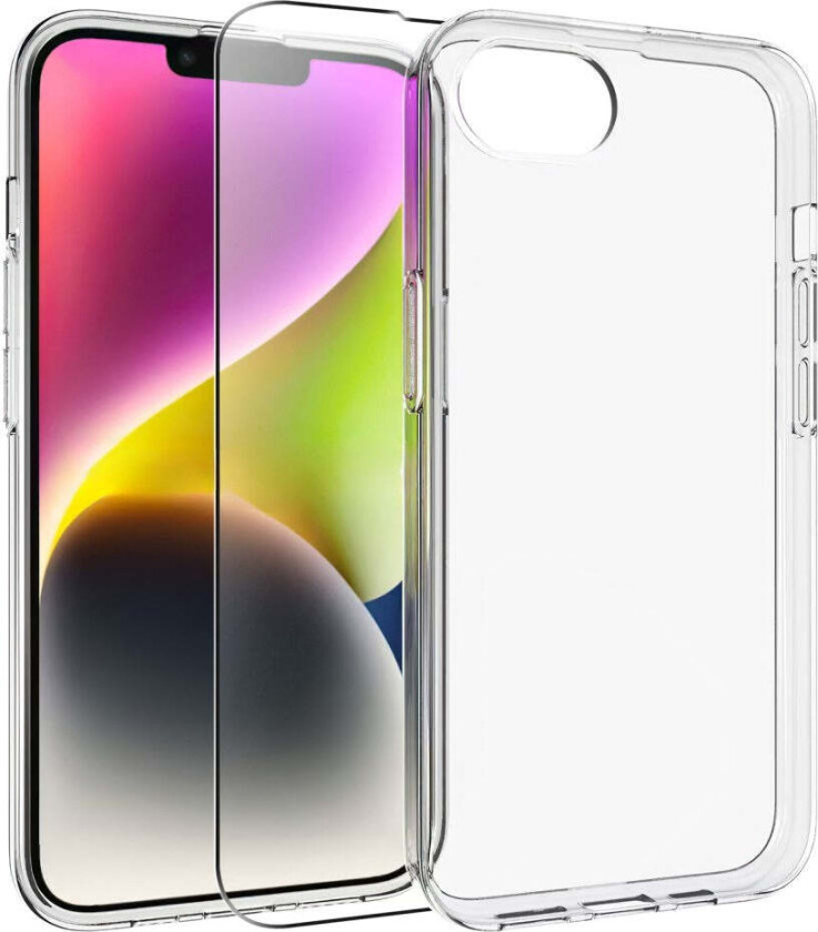 iPhone 16e Fleksibelt Plastdeksel med Ekstra Beskyttelse - Gjennomsiktig