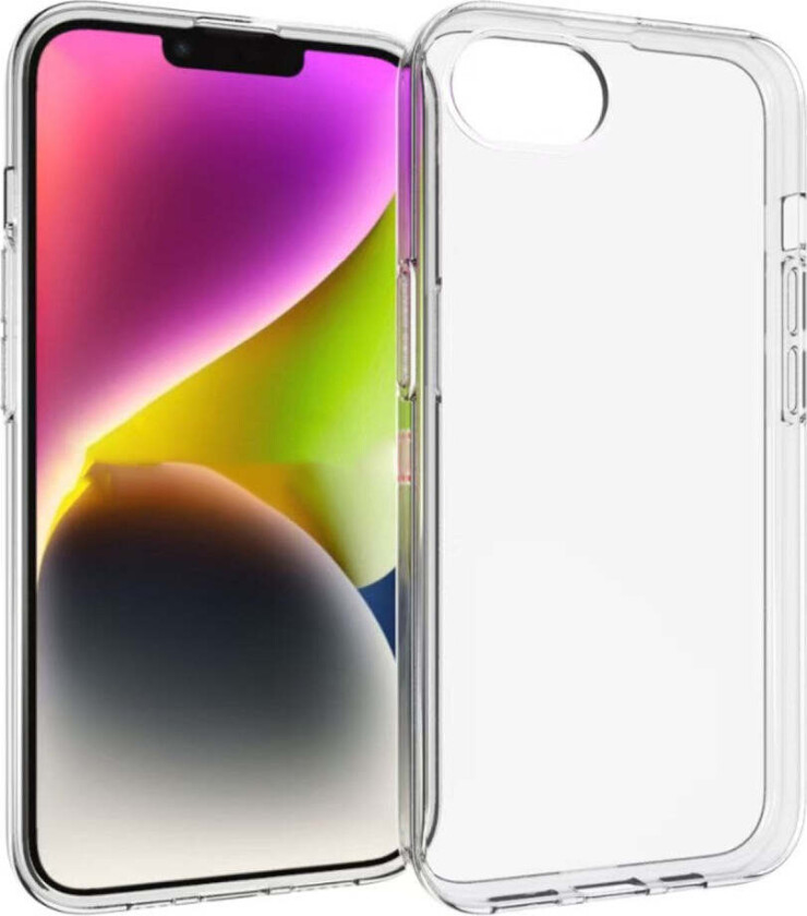 iPhone 16e Fleksibelt Plastdeksel - Gjennomsiktig