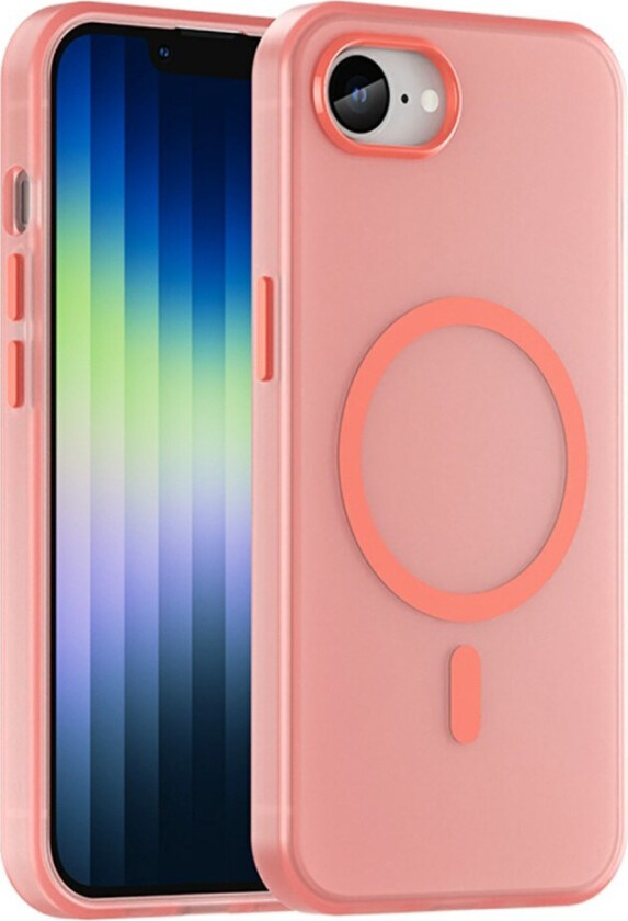 iPhone 16e MagSafe-Kompatibelt Bakdeksel i Fleksibel Plast - Lyserød