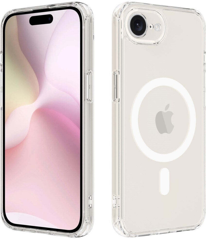 iPhone 16e MagSafe-Kompatibelt Fleksibelt Plastdeksel - Gjennomsiktig