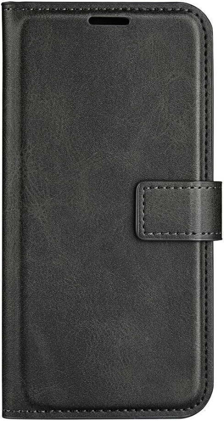 iPhone 16e Kunstskinn Flip Deksel - Svart