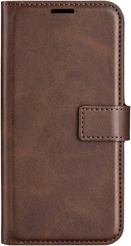 iPhone 16e Kunstskinn Flip Deksel - Brun