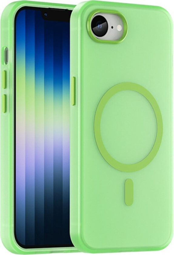 iPhone 16e MagSafe-Kompatibelt Bakdeksel i Fleksibel Plast - Grønn