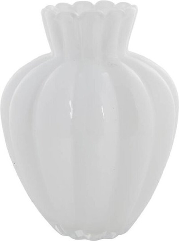 Verity vase 28 cm hvit