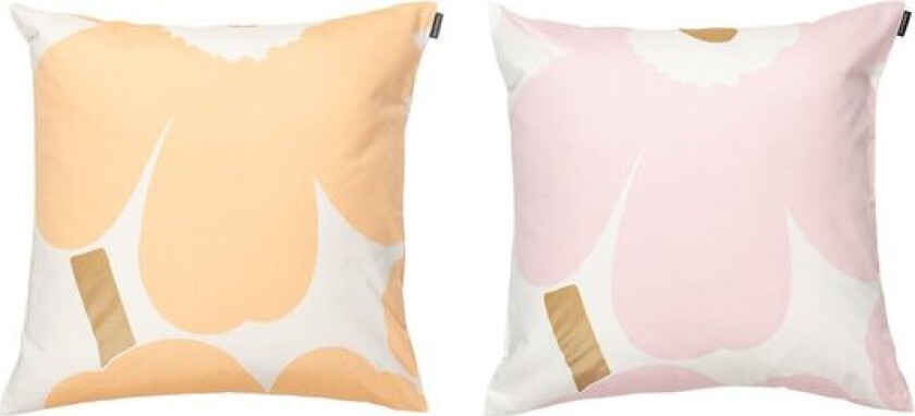 Unikko putetrekk 50x50 cm 2 stk multi
