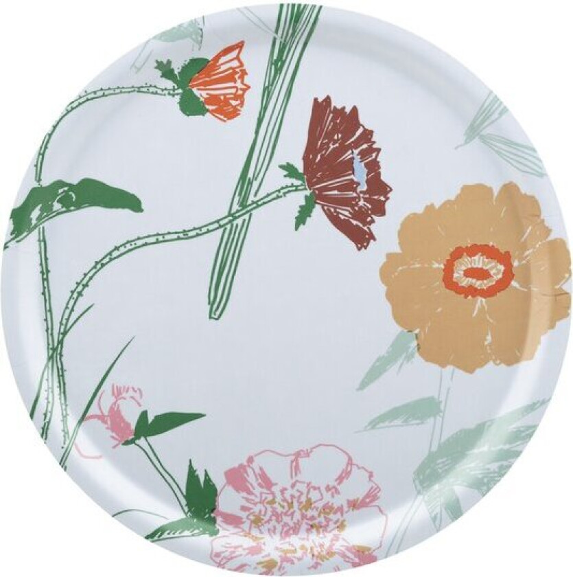Puutarhakutsut serveringsfat 31 cm multi