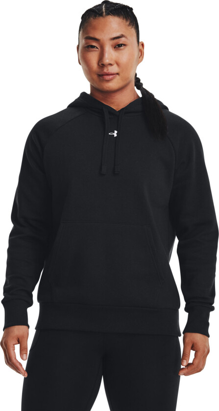 Rival Fleece Hoodie, hettegenser dame Black /  / White