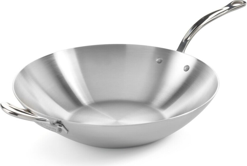 wokpanne Ø32 cm Rustfritt stål