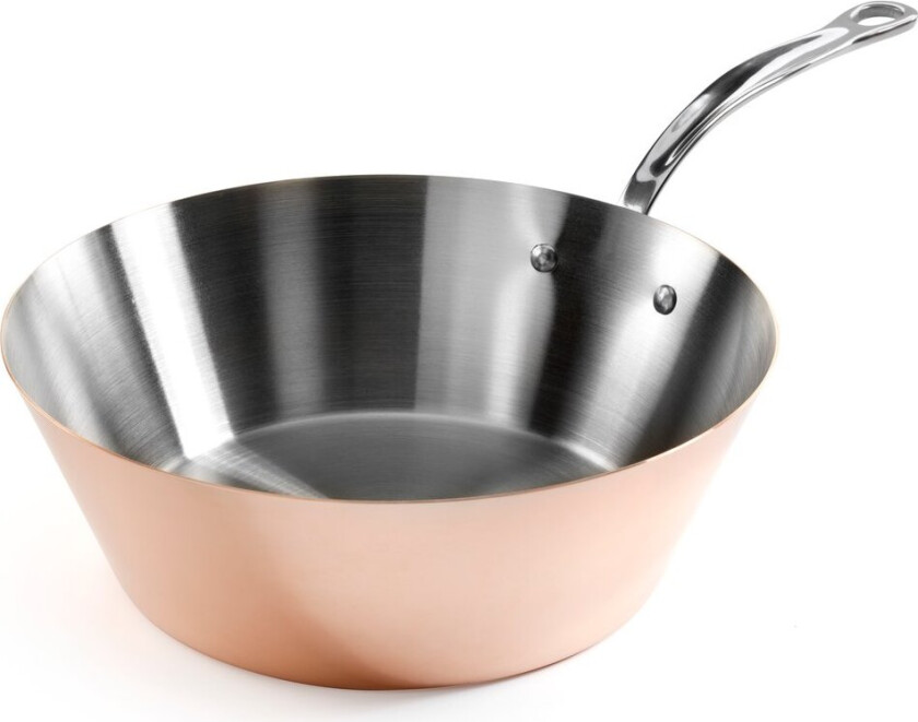 utsvingt kasserolle kobber 3 L