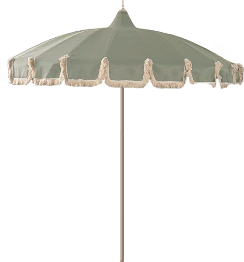 parasoll Eucalyptus fringe