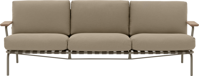 Bilde av Settle 3-seters sofa Ribbed Weave 5 Taupe