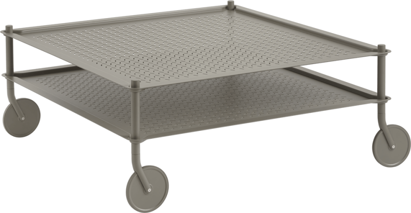 Flow salongbord 95x95 cm Taupe