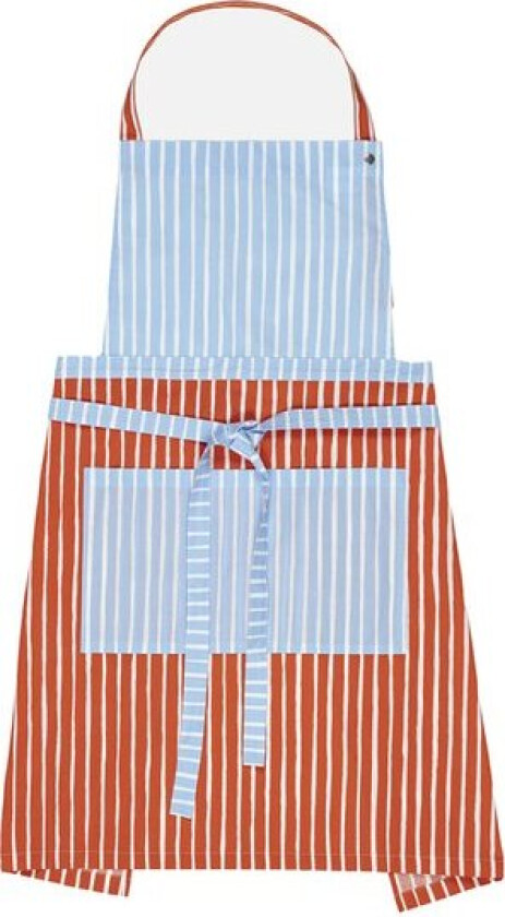 Bilde av Piccolo forkle hvit/tomat rød/blå