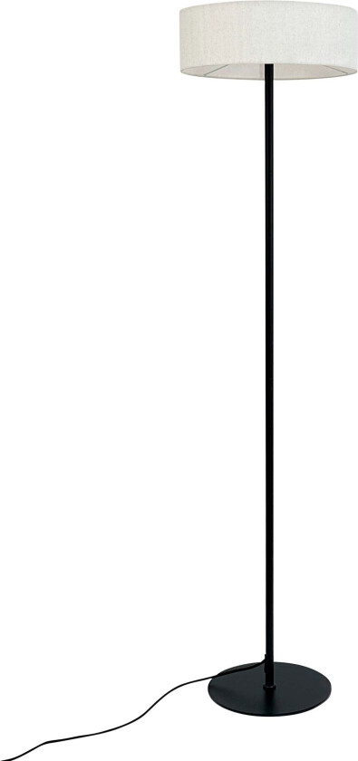 Calix gulvlampe - Svart/Natur