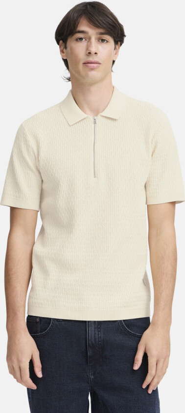 CFJOE SS structured polo knit, Rutabaga, 2XL, Piketrøyer