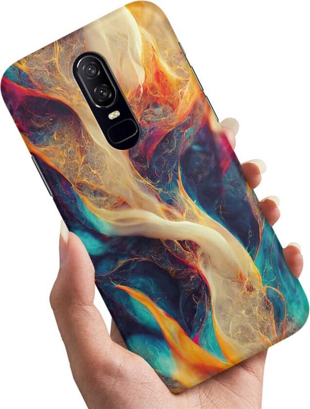 OnePlus 7 Pro - Deksel/Mobildeksel Abstrakt Mønster