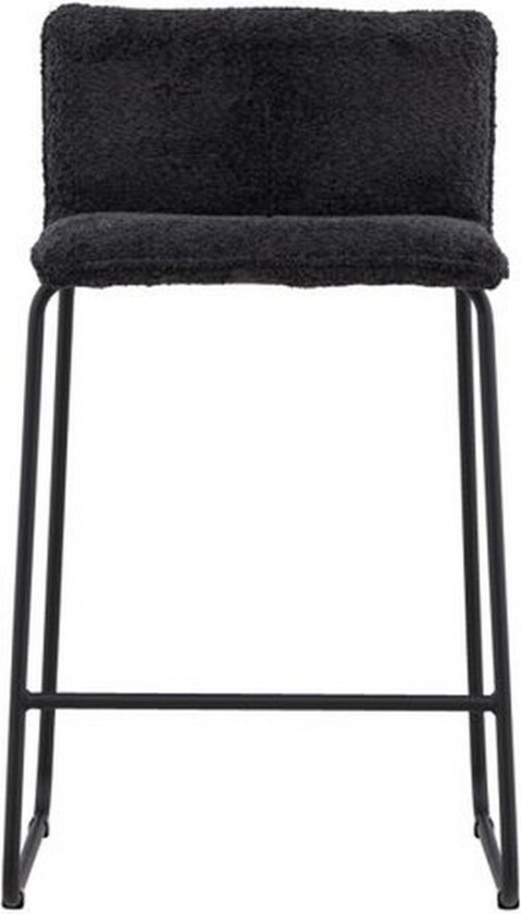 Barstol Bisbee Bouclé 2-pakning Svart - Svart