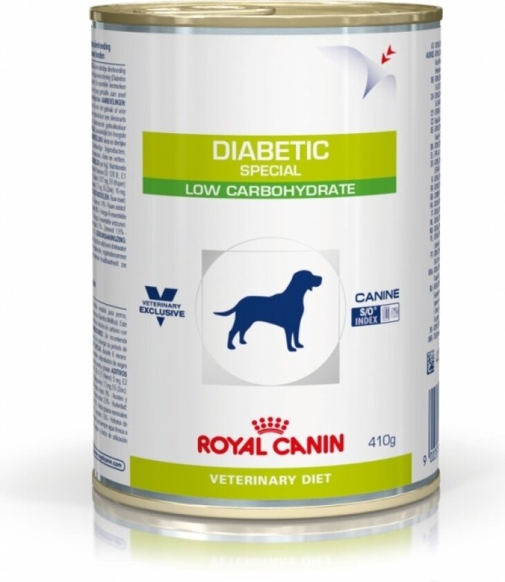 Diabetic Special Low Carbohydrate, Adult (Animal), Maxi (26 - 44 Kg), Medium (11 - 25 Kg), Mini (5 - 10Kg), X-Small (< 4Kg), 410 G