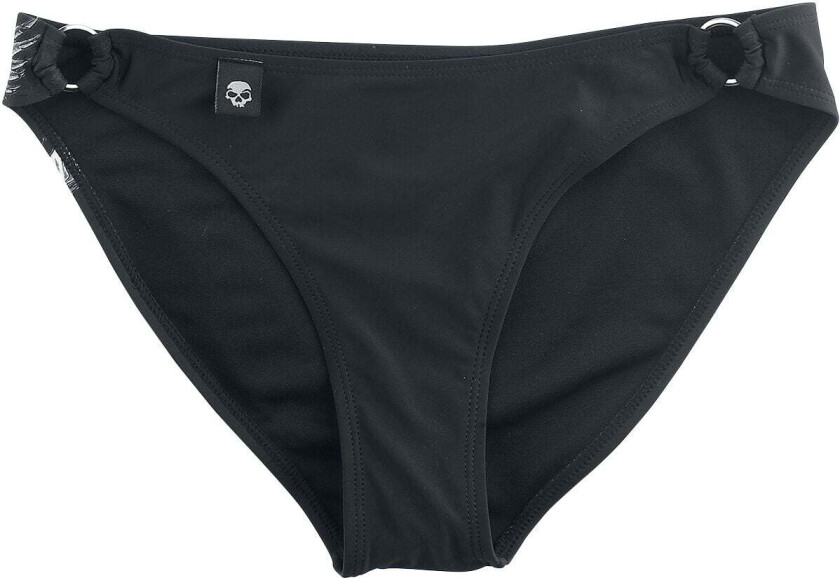 Bikinitruse - Bikini Underdel med Hodeskalle Print - S til XL - Damer - svart