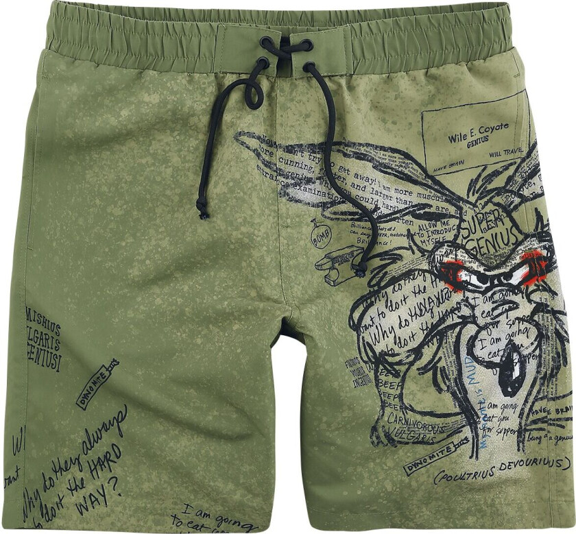 Bilde av Badeshorts - Coyote - S til XXL - Herrer - olivengrønn