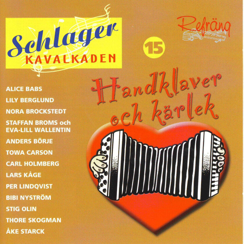 The Various Artists Schlagerkavalkaden 15 Handklaver Och Kärlek CD