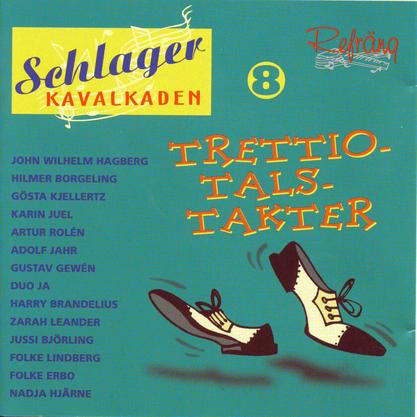 The Various Artists Schlagerkavalkaden 8 Trettiotalstakter CD