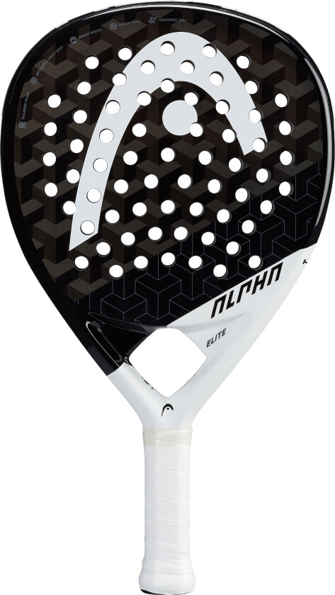 Head Alpha Elite, padelracket, unisex BLACK/WHITE