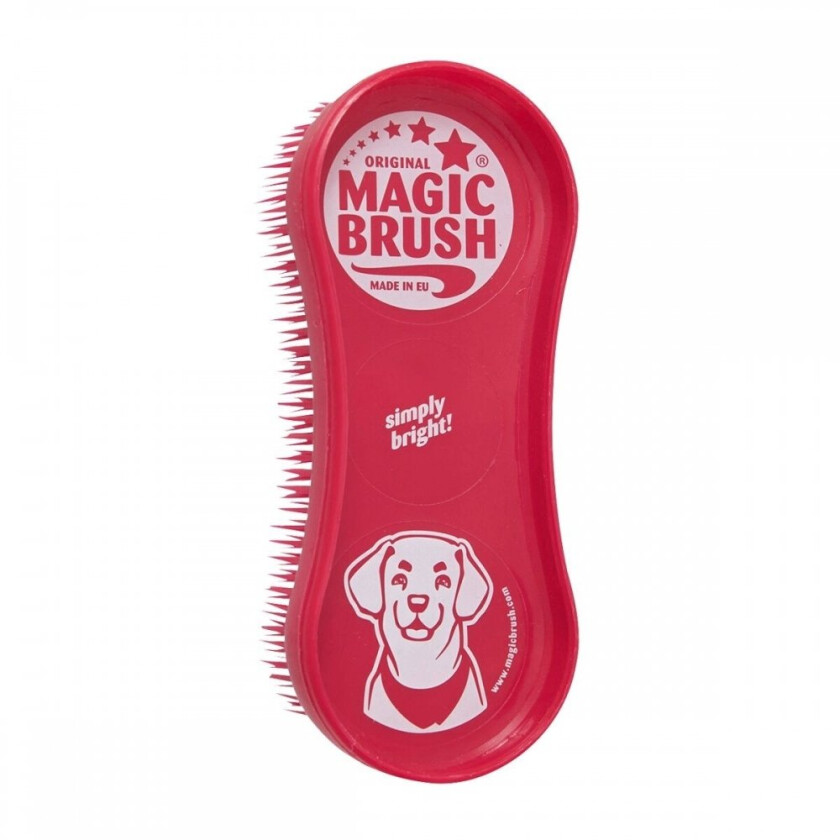 Magic Brush Hundebørste (Rød)