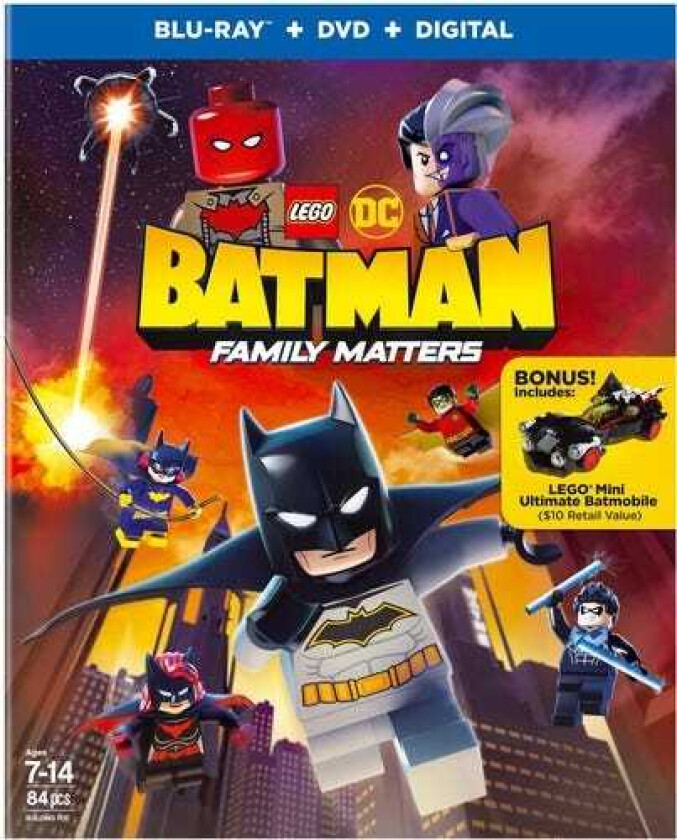 Lego Dc: Batman Family Matters Bluray